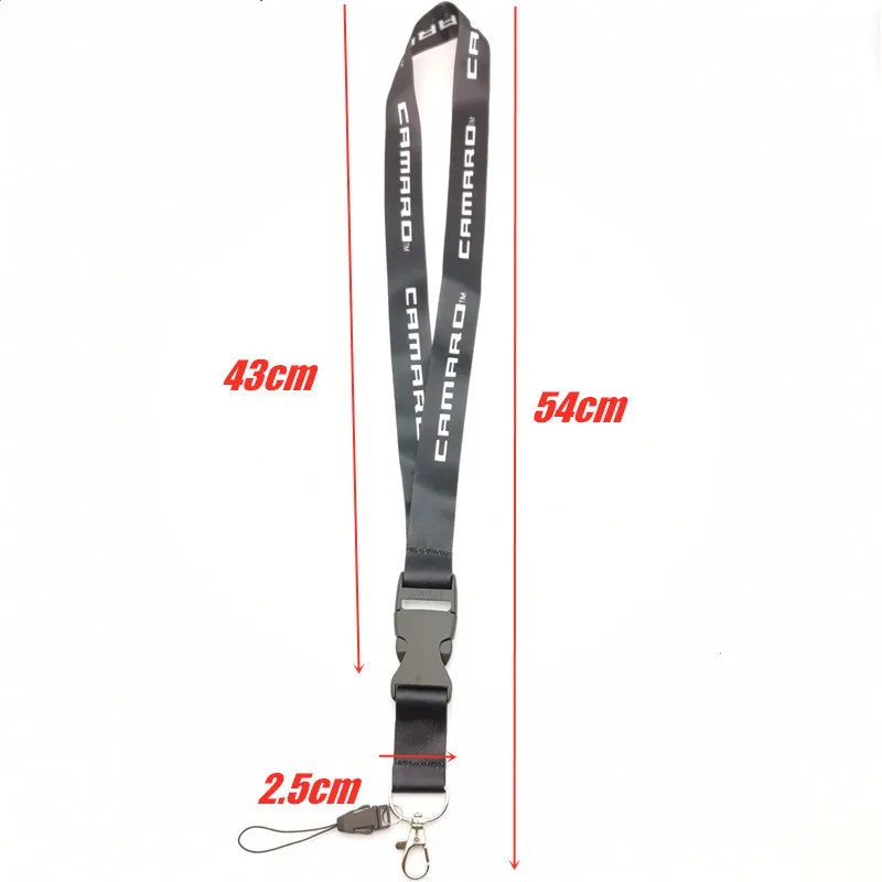 

Car Lanyard Neck Straps Keychain Auto Key ID Holders Cell Phone Ring for CAMARO