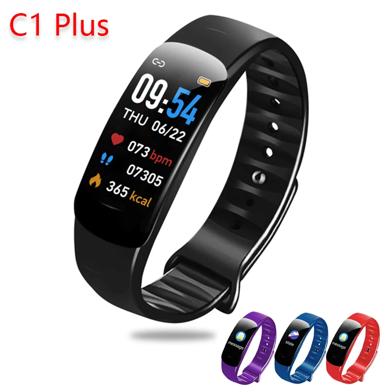 

Фитнес-трекер C1 Plus с цветным OLED-экраном и Пульсометром