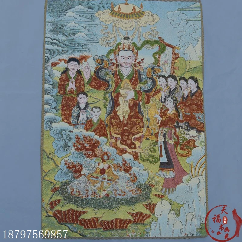 Рождество Tangkazangka парча шелковая Живопись Вышивка Тибетский буддизм стиль обряд