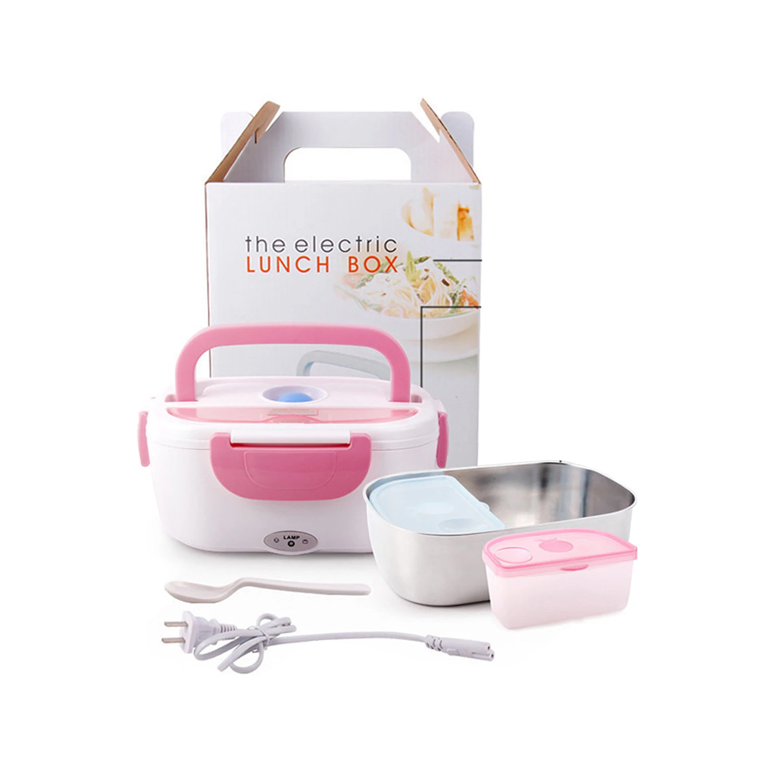 Электрический Ланч бокс двойного назначения контейнер для подогрева пищевых