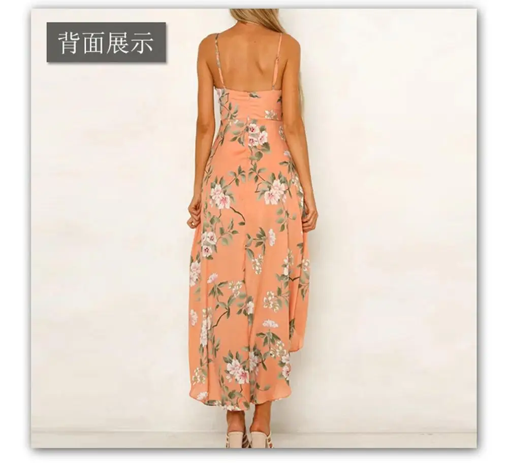 2019 Новое винтажное белое шифоновое платье с цветочным принтом женское летнее