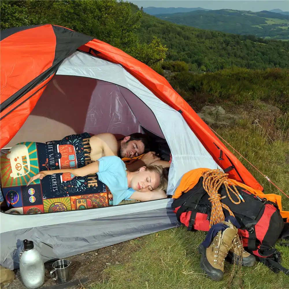 Дропшиппинг одеяло с 3D принтом для кемпинга пешего туризма автомобиля детей и