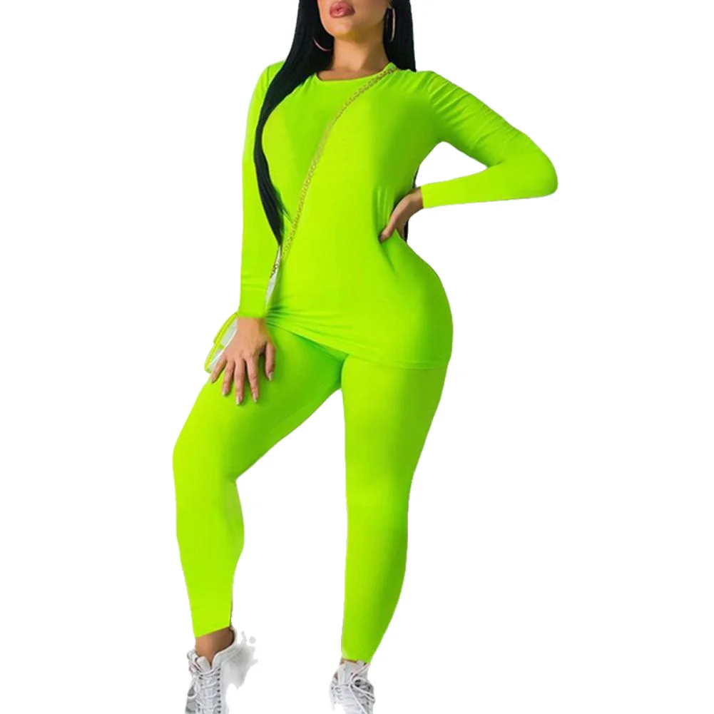 Новое поступление женский топ с длинными рукавами осенние брюки костюм для йоги