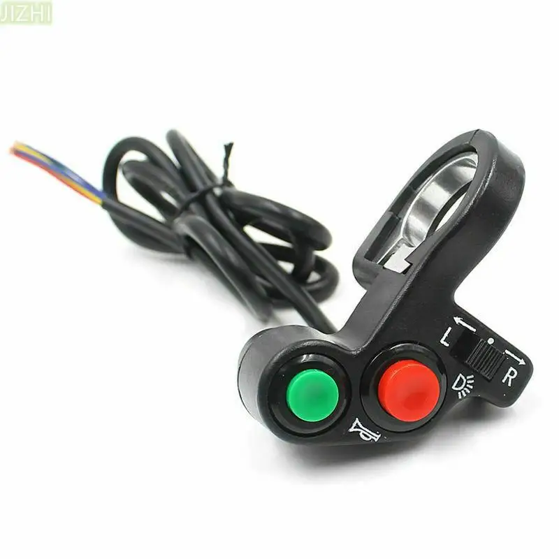 

DC 12V Durable Plastic Switch Motorcycle E-Bike Headlight Horn Signal Handlebar ON OFF Switch Button