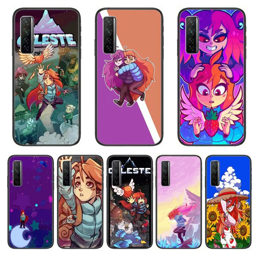 

Steam Game Celeste Phone Case For Huawei mate 40 30 10 20 40 8 9 Lite Z Pro Black Etui 3D Coque Painting Hoesjes 5g black
