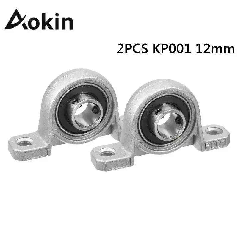 

Aokin 2 шт. KP001 12 мм Внутренний шариковый подшипник из цинкового сплава