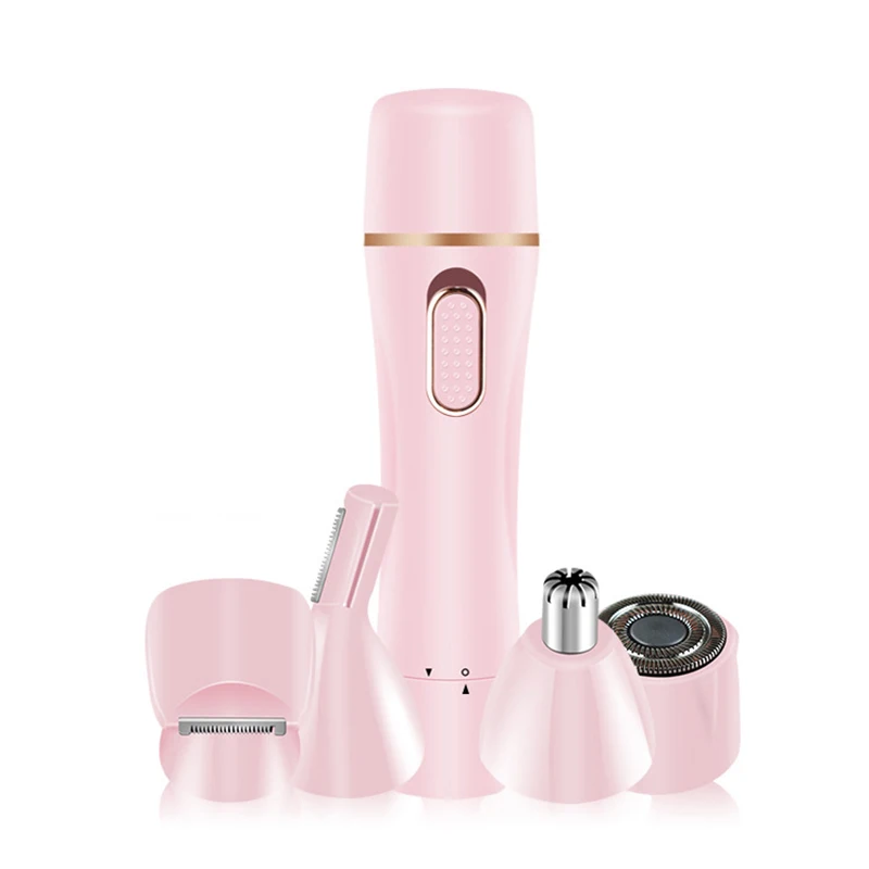 

Epilator 4 in 1 Lipstick Type Electric Eyebrow Trimming Epilator Nose Hair Trimmer Available For Underarms Arms Legs Lips