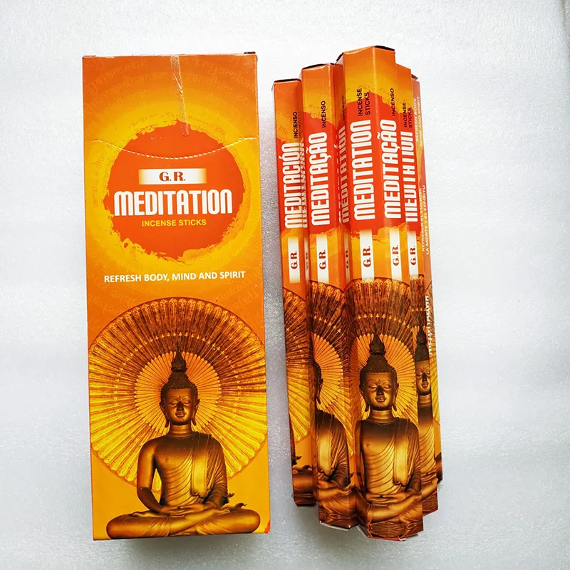 Белые Палочки для благовоний палочки медитации индийские 120 палочек в одной