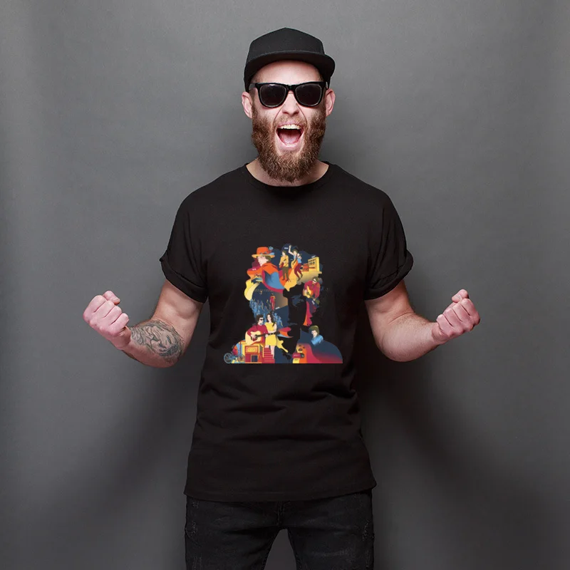 

2021 Hot Sale Bob Dylan Trilogy Art Fitted Faddish T Shirt Cotton Men's T-Shirts Simple Style Fitness Tight Tee Shirts Gifts