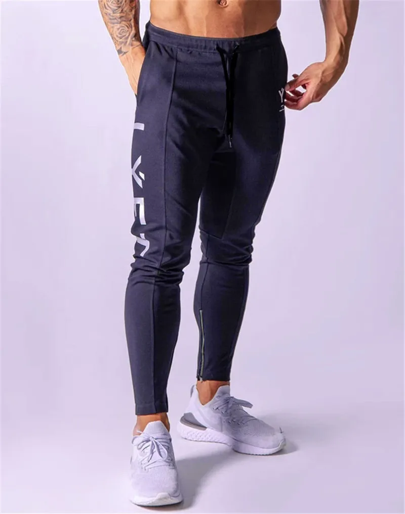 

New Jogging Pants Men Sport Sweatpants Running Pants GYM Pants Men Joggers Cotton Trackpants Slim Fit Pants Bodybuilding Trouser
