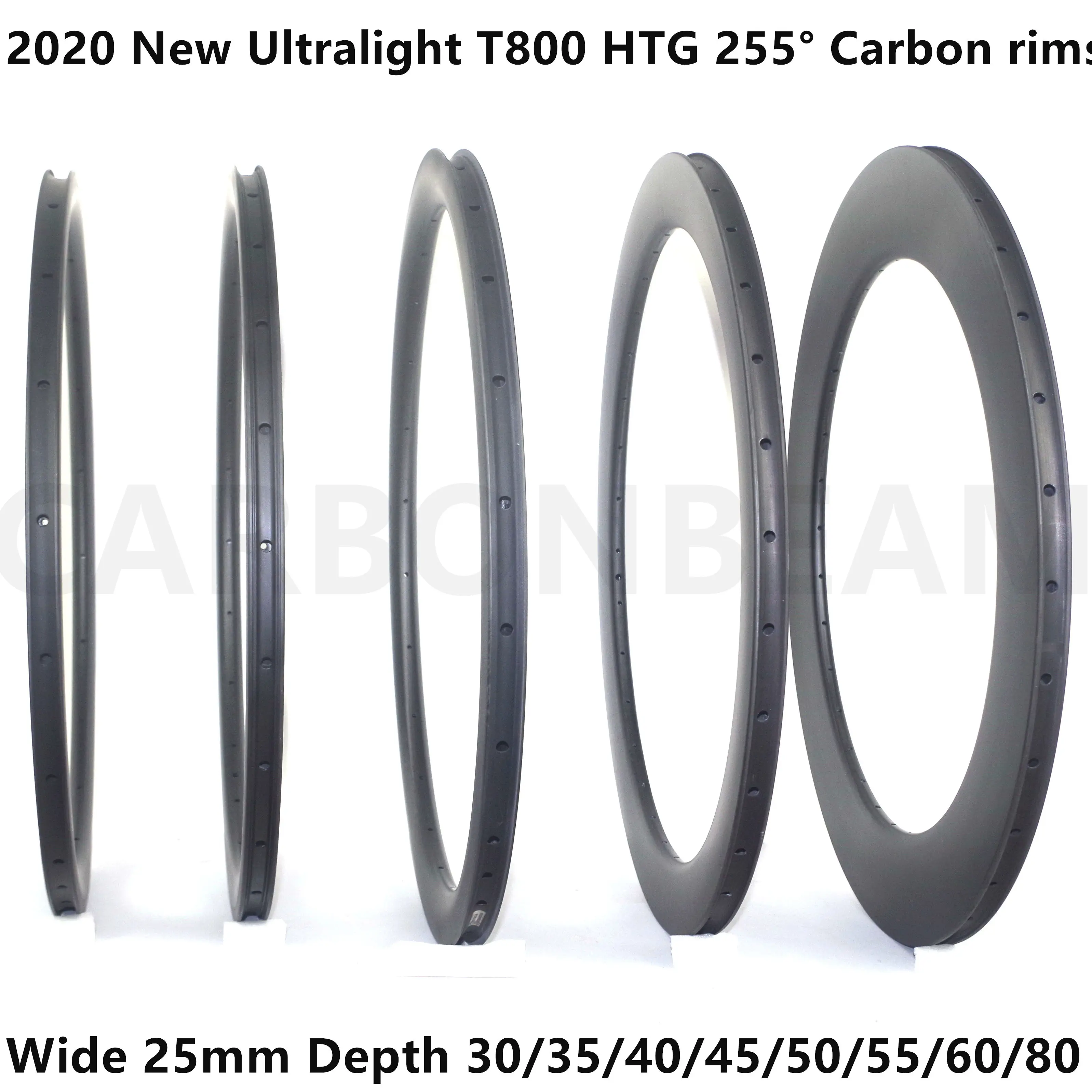 

only 280g T800 super light carbon road rims 25mm wide 30mm 35mm 38mm 40mm 45mm 55mm 50mm 60mm 700c road carbon bicycle rims