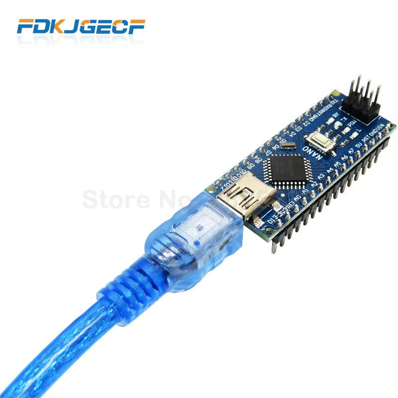Мини USB Nano V3.0 ATmega328P CH340G 5 в 16 м плата микроконтроллера для arduino NANO 328P 3 0 1 шт.|Детали и