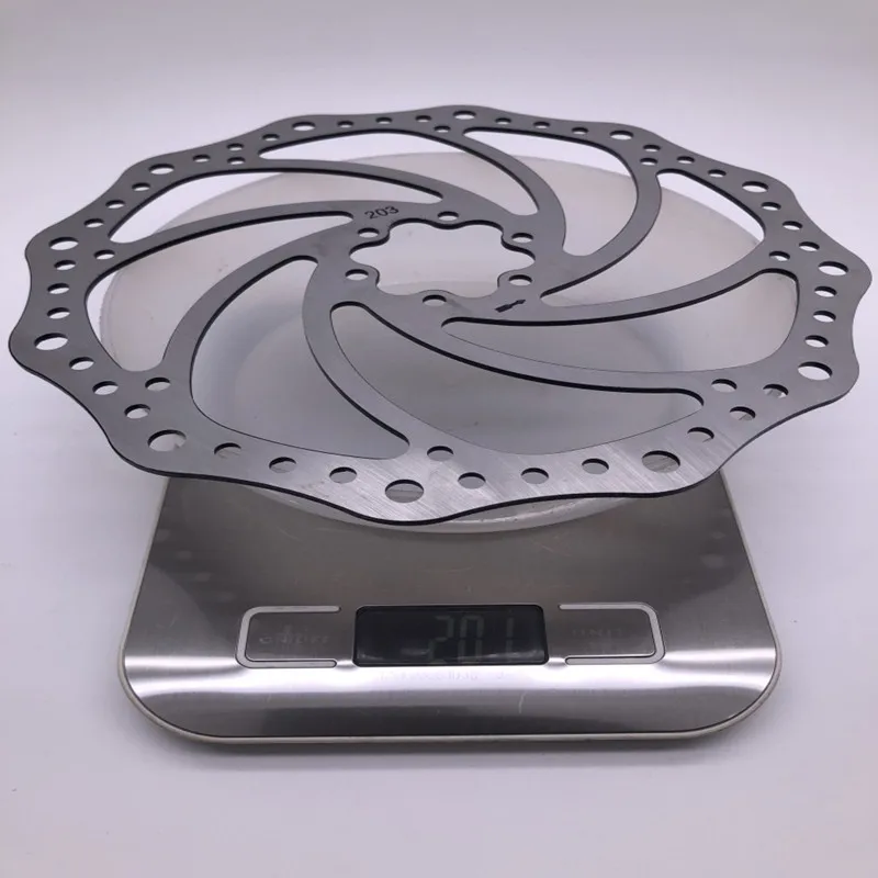 Велосипедный дисковый тормоз с винтами ротор 203 мм для горного велосипеда шесть