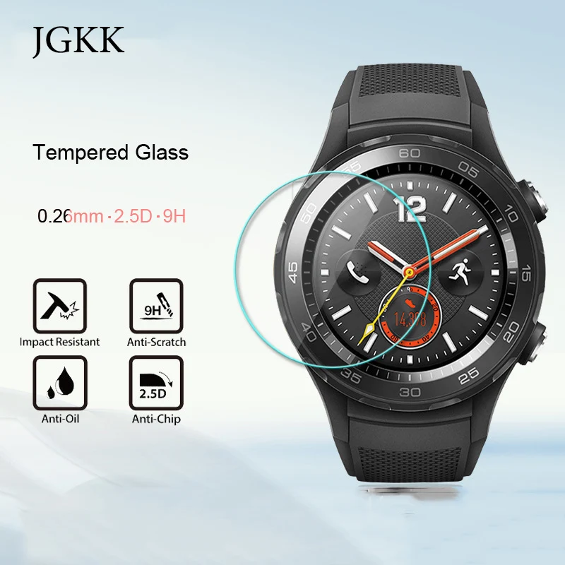 Защитное стекло для экрана JGKK 2 шт. закаленное Huawei Watch 1 2018 Pro GT Watch2 защитная пленка