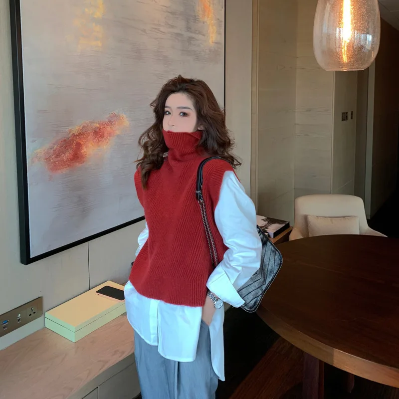 Весна Осень 2020 новая Корейская версия однотонной рубашки с длинными рукавами