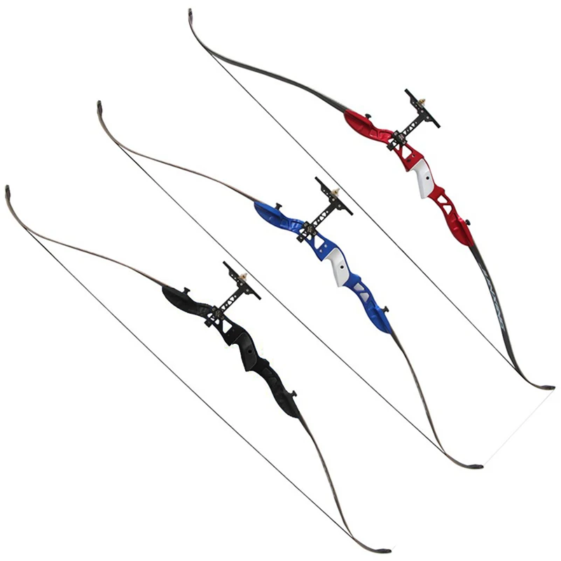 

16-40Lbs 66 Inch F155 Recurve Bow with Arrow Rest Sight for Left or Right User for Outdoor Bow Hunting Shooting Hunting