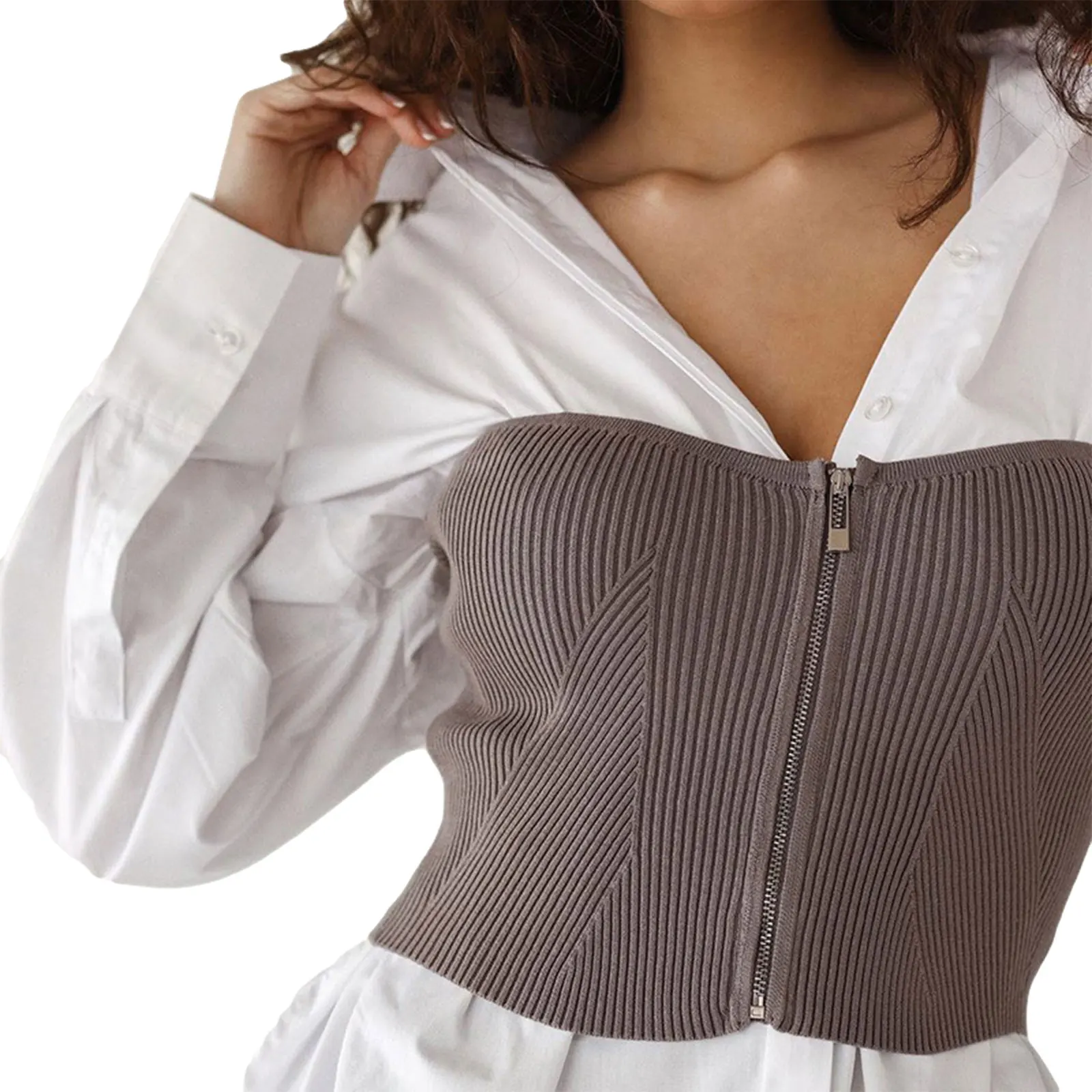 Женские шикарные трикотажные топы в рубчик однотонные без рукавов бретелек