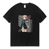 anime chiaki nanami danganronpa print t shirt for men women japanese streetwear kawaii crew neck t shirt short sleeves new tops