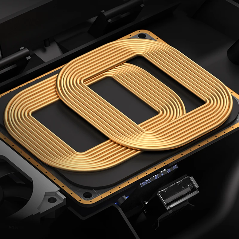 car qi wireless charging fast charger car charger panel phone holder for toyota rav4 rav 4 2019 2020 car accessories free global shipping