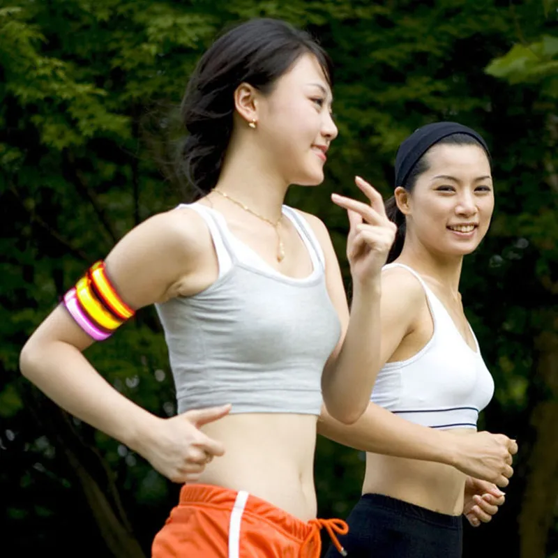 Светоотражающий наручный ремешок светодиодный Ной подсветкой ремень