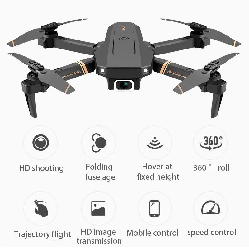 Дрон 4k Hd оптическая Двойная камера Wi Fi Fpv с камерой мини Rc