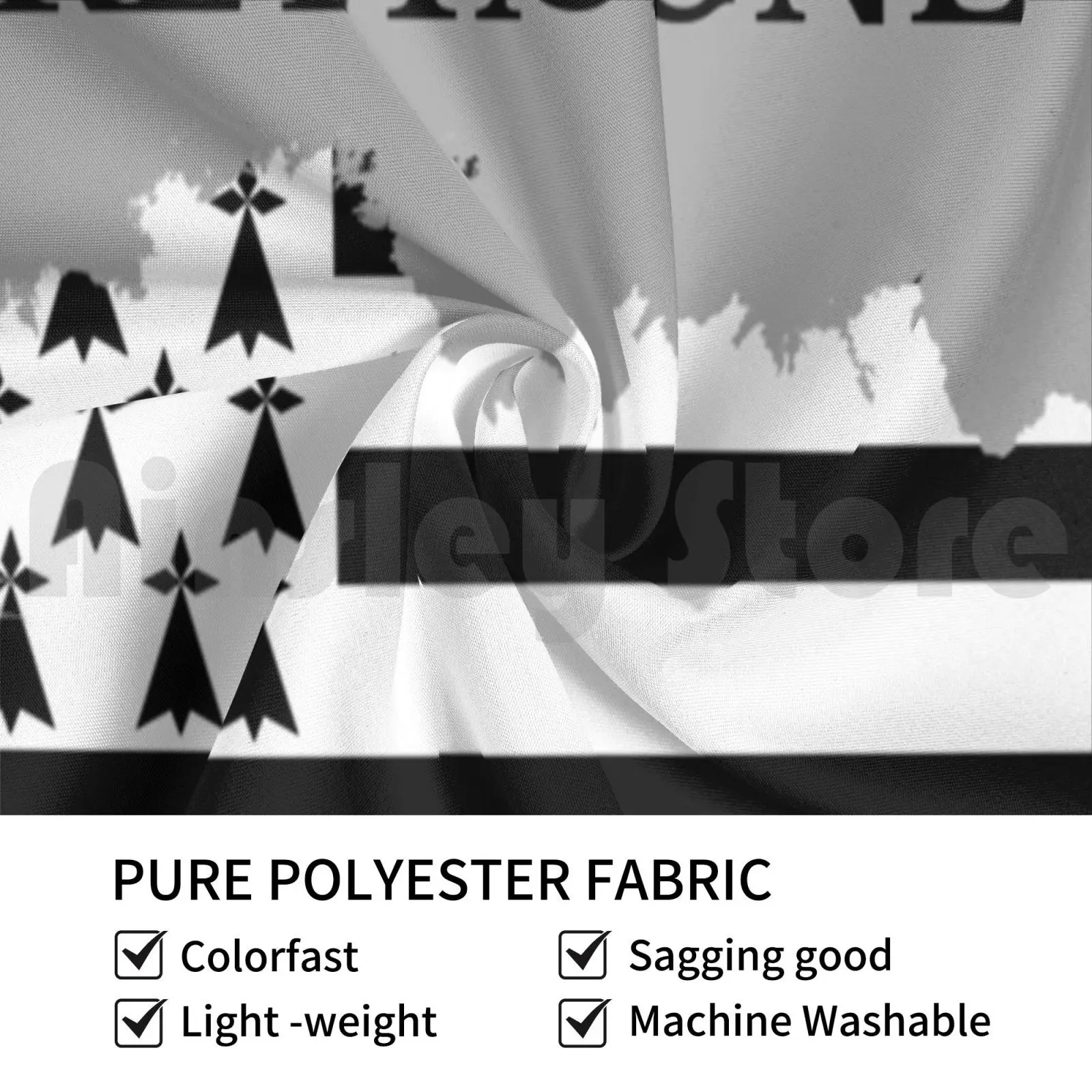 Бретань (Бретань) карта Франция французский регион. Гобелен для гостиной спальни