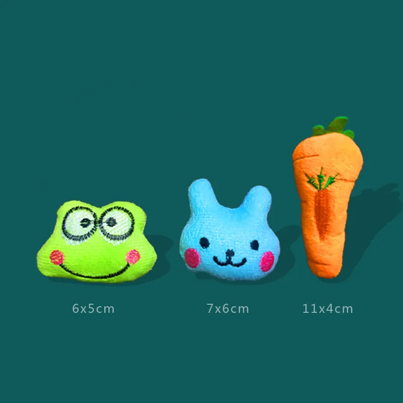 Кошачья игрушка плюшевый котенок в форме фруктов животных морковная лягушка для
