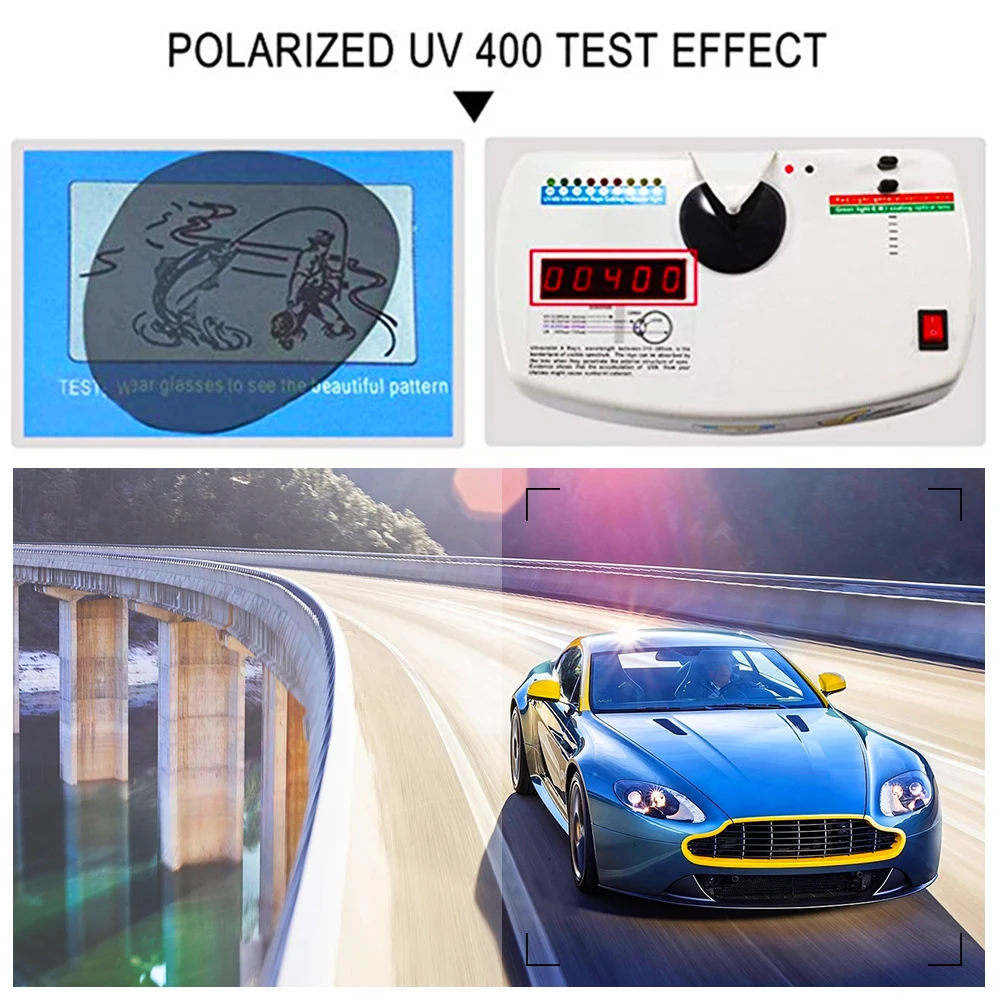 Солнцезащитные очки для мужчин и женщин UV 400 поляризационные с градиентными