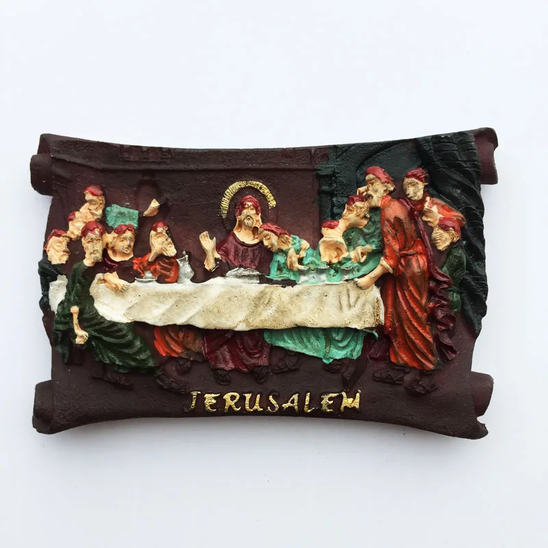 Магнитное украшение на холодильник туристический сувенир из Израиля церковь