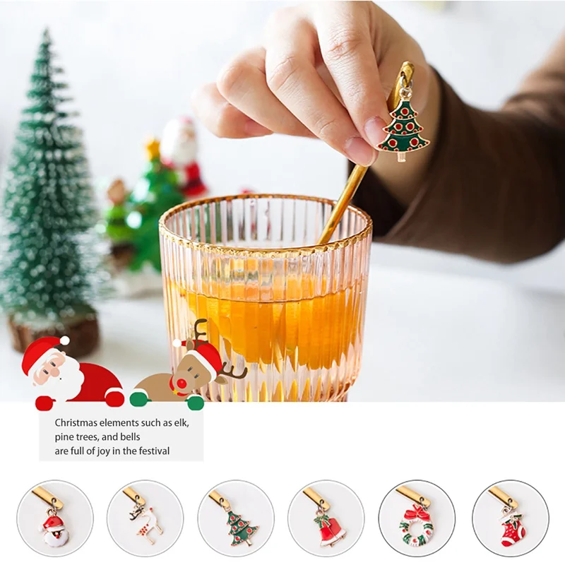 Рождественские ложки 2020 рождественские украшения для дома стола подарки