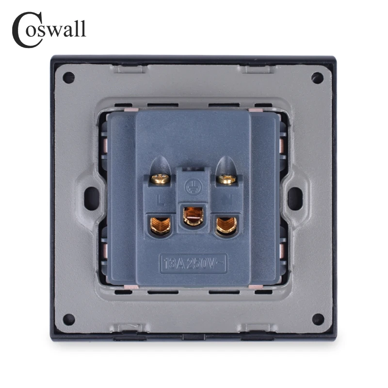 Розетка Coswall универсальная из цинкового сплава 5 контактов 220-250 в перем. Тока |