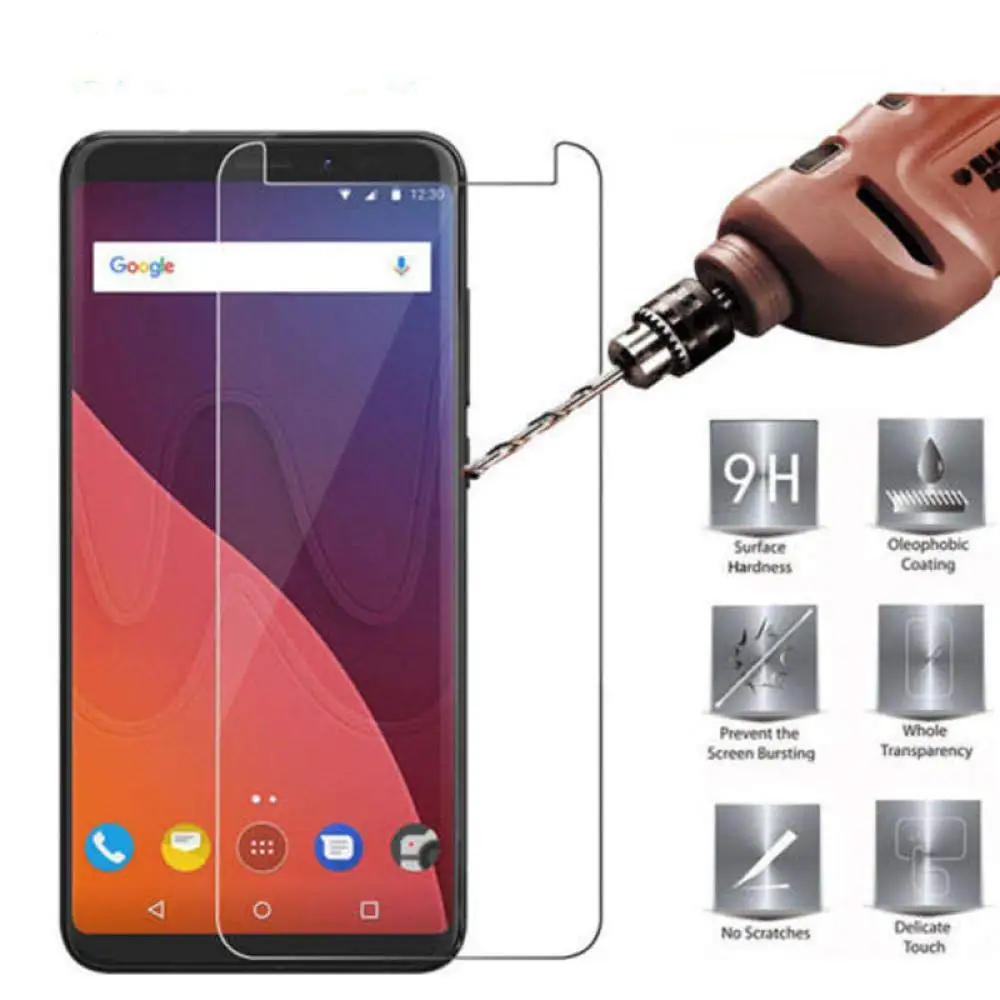 Закаленное стекло для Wiko Upulse lite Fever 4G Highway чистый протектор экрана Freddy Sunset 2 Raiabow Jam