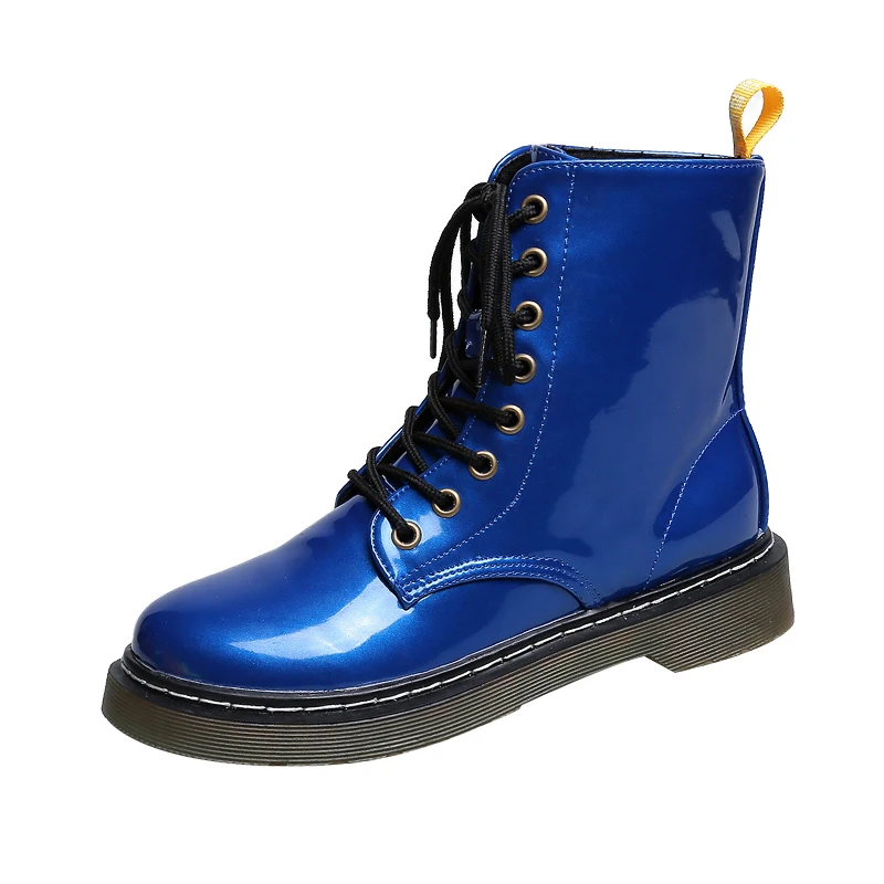 Fujin/женские мотоциклетные ботинки на массивном каблуке Сезон осень Модель 2020