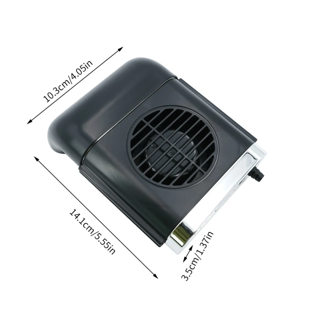 

New Car Fan Magnetic Fan Car Cooler Silent Wireless Charging USB Fan 3Speed Adjustable Universal Car Rear Seat Auto Cooling