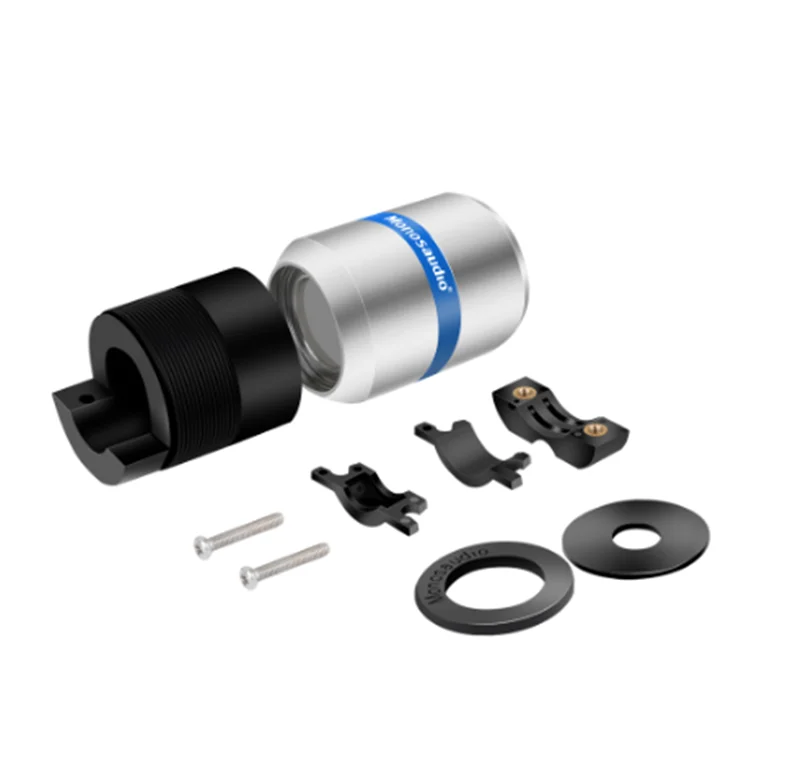 

Monosaudio M107/F107 99.998% Pure Red Copper US AC Power Plug HiFi Audio Grade AC Power Plug IEC Female Connector Plug