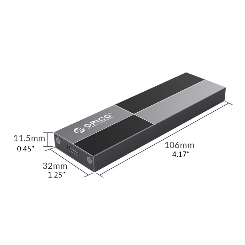 2021 new m 2 nvme hdd box usb3 1 notebook ssd external storage box cooling enclosure free global shipping