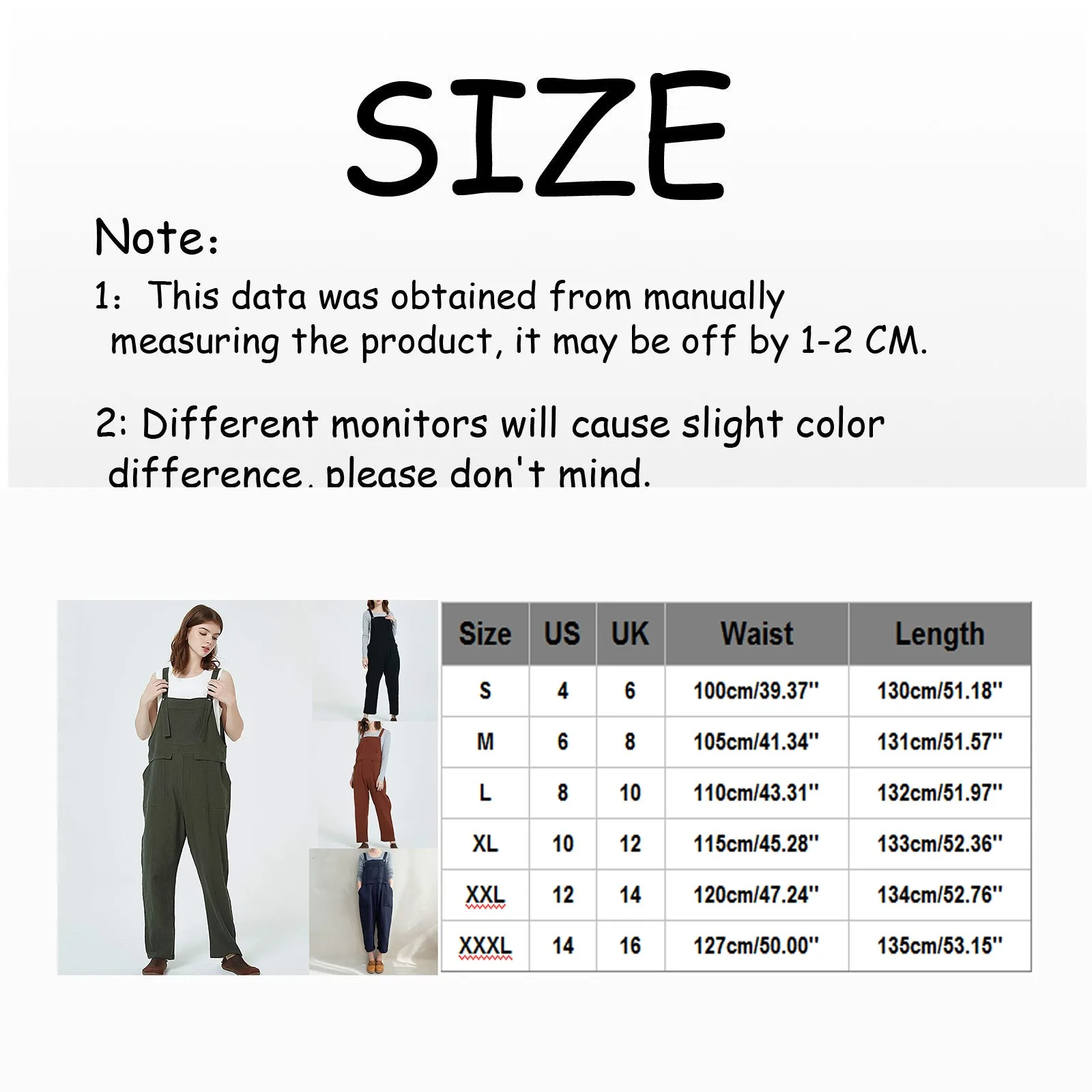 

Womens Sleeveless Dungarees Rompers Cotton Linen Jumpsuit Loose Preppy Style Pants Casual Pocket Overalls Playsuits#F3