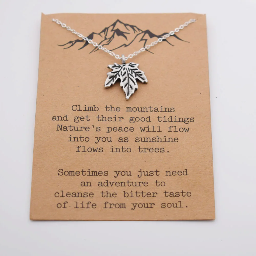 1 шт. ожерелье с листьями SanLan повседневные украшения | Украшения и аксессуары