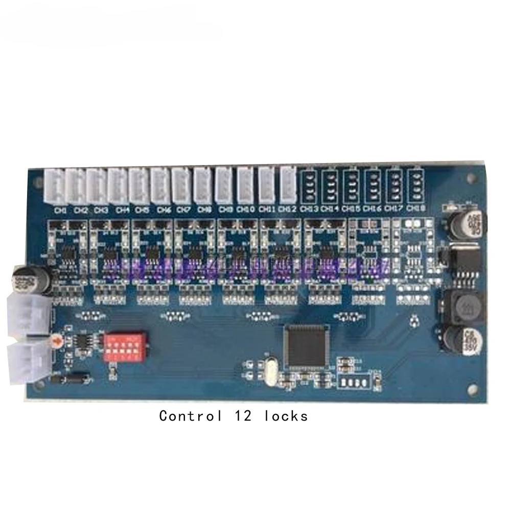 12V/24V RS485 шкафчик для хранения контроллер шкафа электронный замок плата 8CH 12CH 14CH 18CH