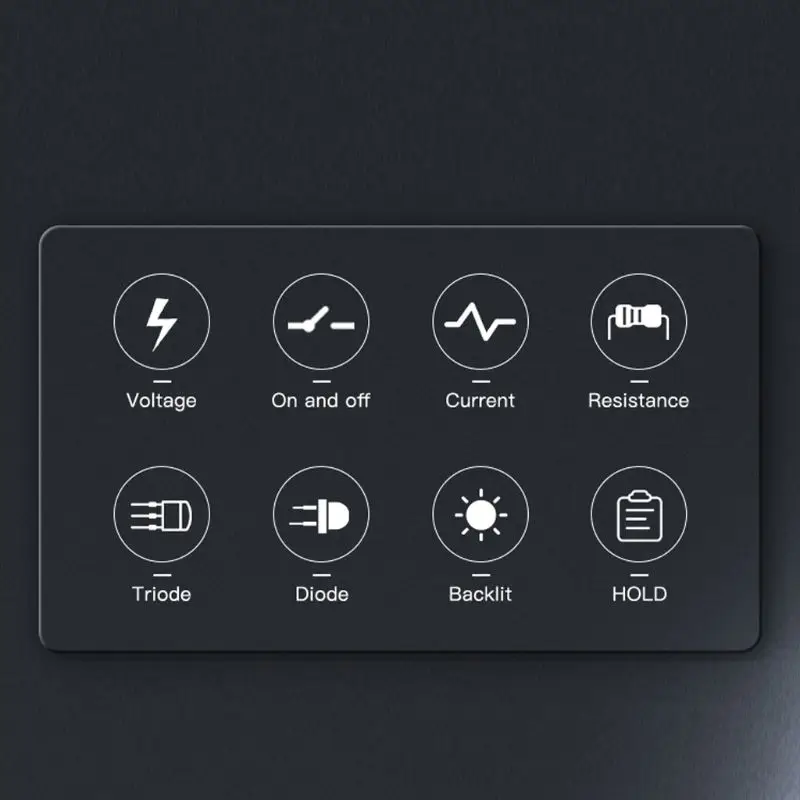 Цифровой мультиметр XL830L Ручной ЖК-дисплей с подсветкой амперметр