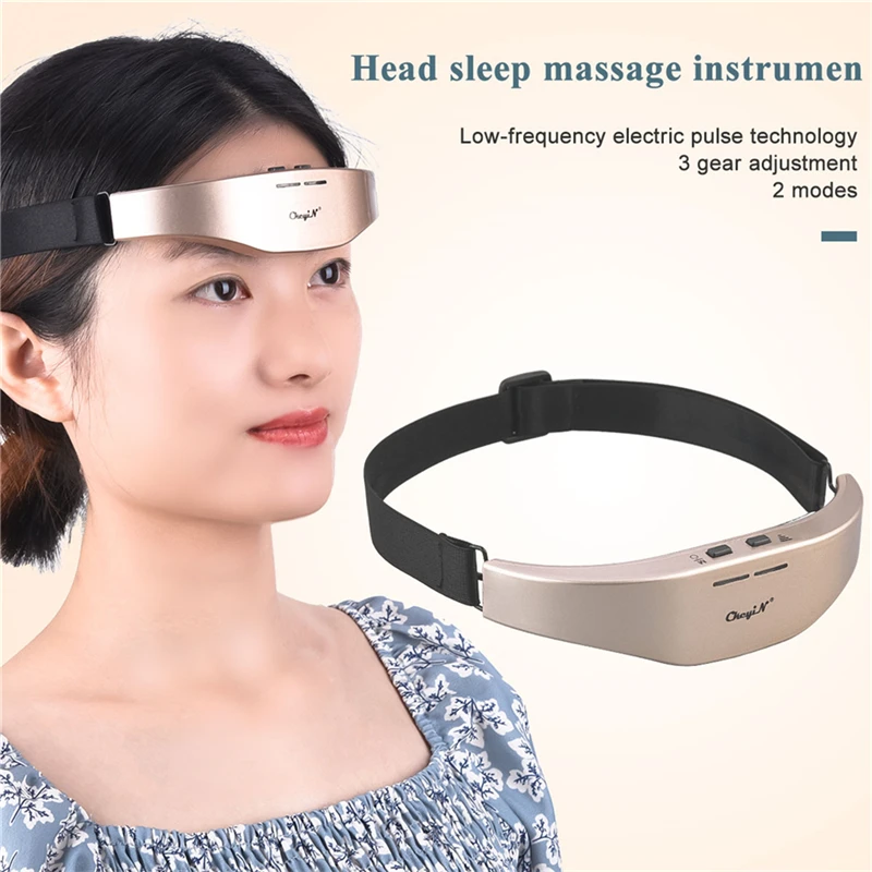 

CkeyiN Электрический массажер для головы, релаксация мозга, TSNS импульс, улучшение сна, снятие стресса, мигреневая бессонница, терапевтическое ...