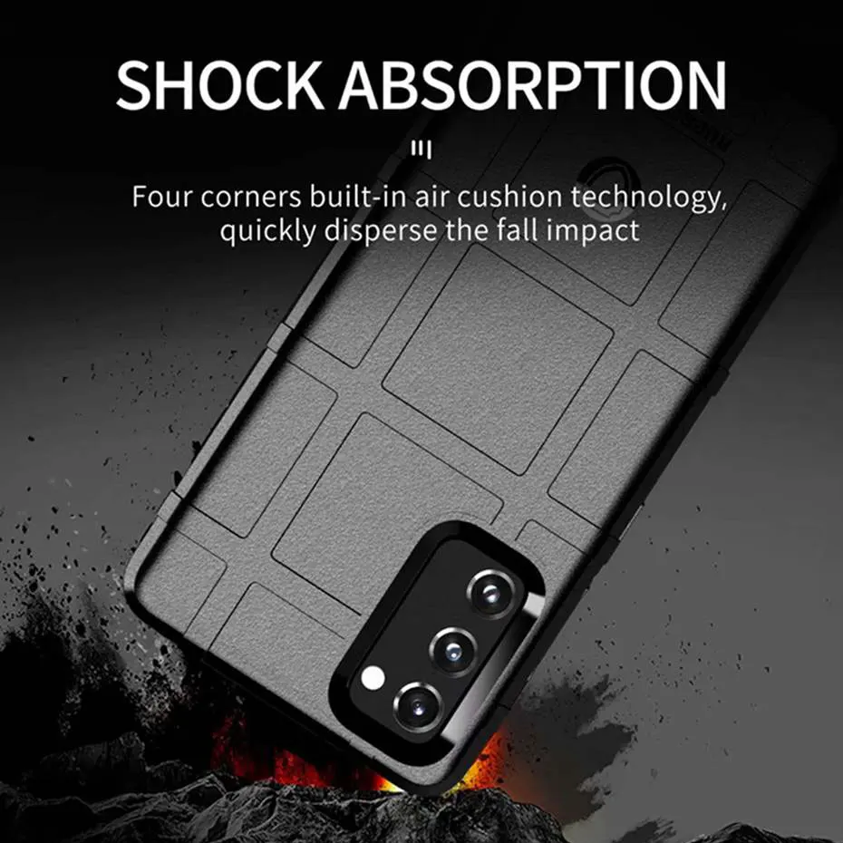 Защитный чехол с полным покрытием для Samsung Galaxy S20 FE S10 S9 S8 Plus Ultra Note 20 10 9 8 ультра