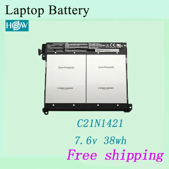100% абсолютно новый Аккумулятор для ноутбука ASUS Transformer Book T300CHI C21N1421 батареи