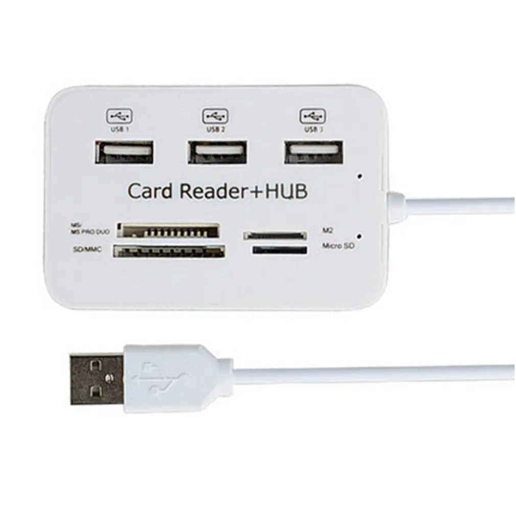 

USB HUB 3.0 Multi USB 3.0 HUB Splitter Card Reader Universal 3 Port USB HUB 4 port High Speed External Memory Card Readers