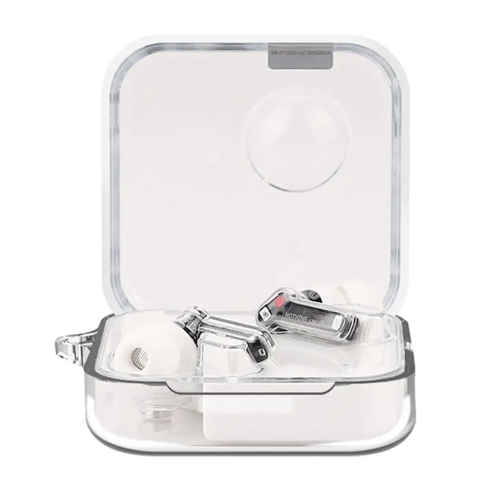 

For Nothing Ear (1) Wireless Earphone Translucent Protective Case Waterproof Earphone Charger Box Case Silicone Protective Cover