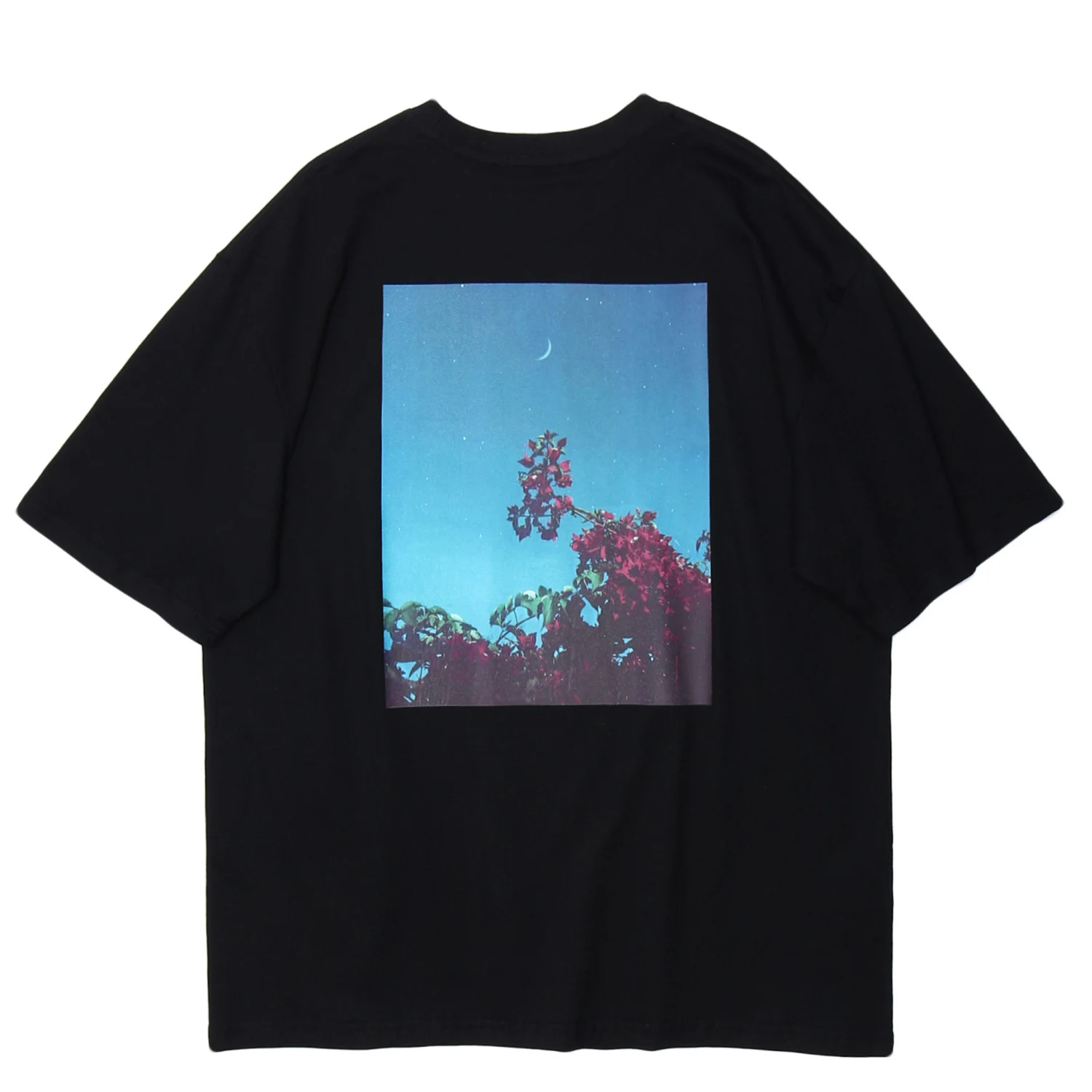 Aelfric Eden Мужская футболка с принтом ночного неба в стиле хип-хоп Harajuku коротким