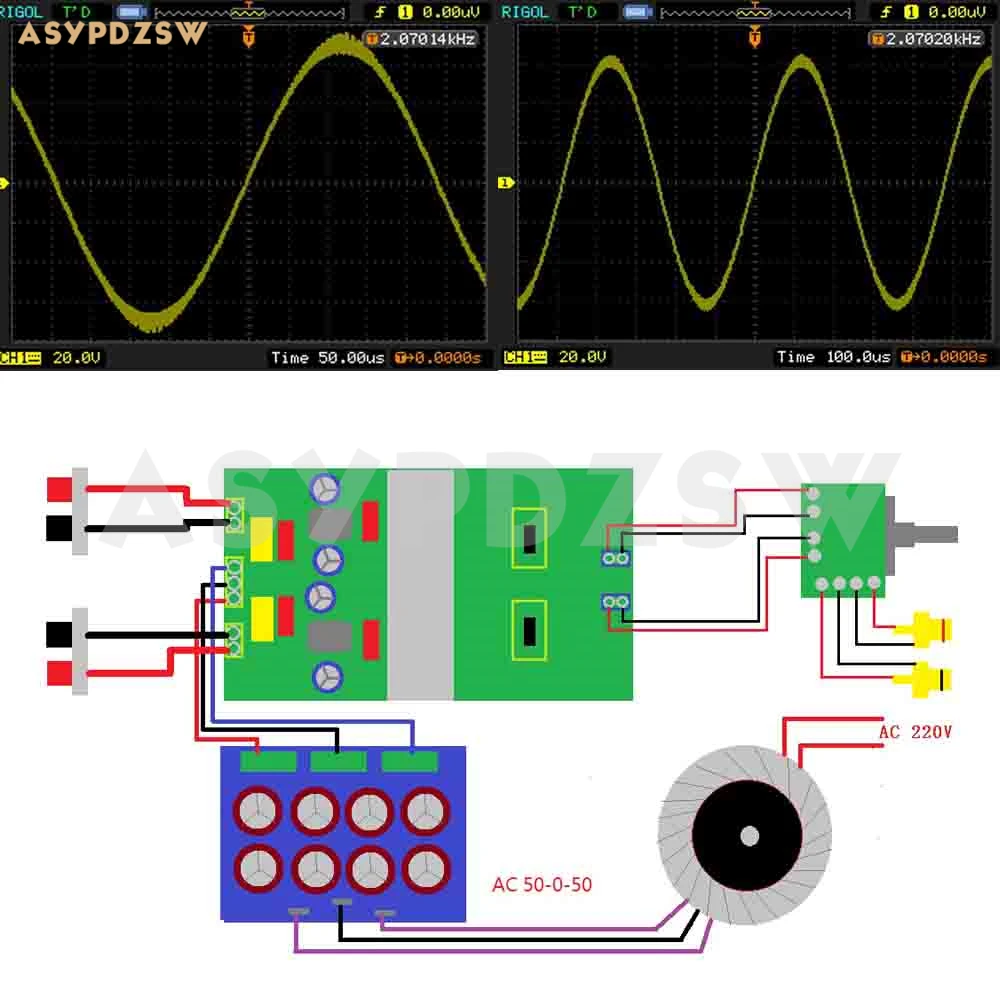 Плата цифрового усилителя мощности L20DX2 IRS2092 IRAUDAMP7S Class D 250 Вт * 2 8R | Электроника