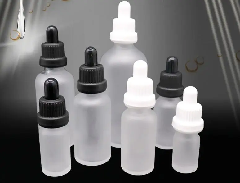 100 шт 5-100 мл многоразовая капельница бутылка матовое Эфирное масло стекло