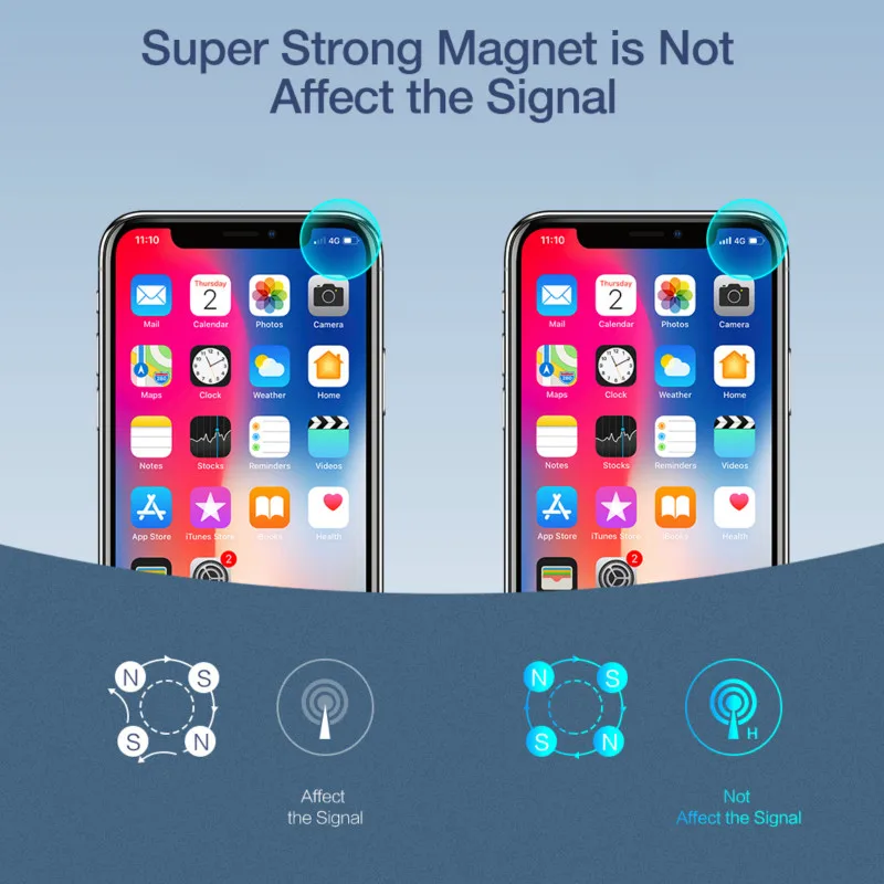 Магнитный автомобильный держатель для телефона универсальный