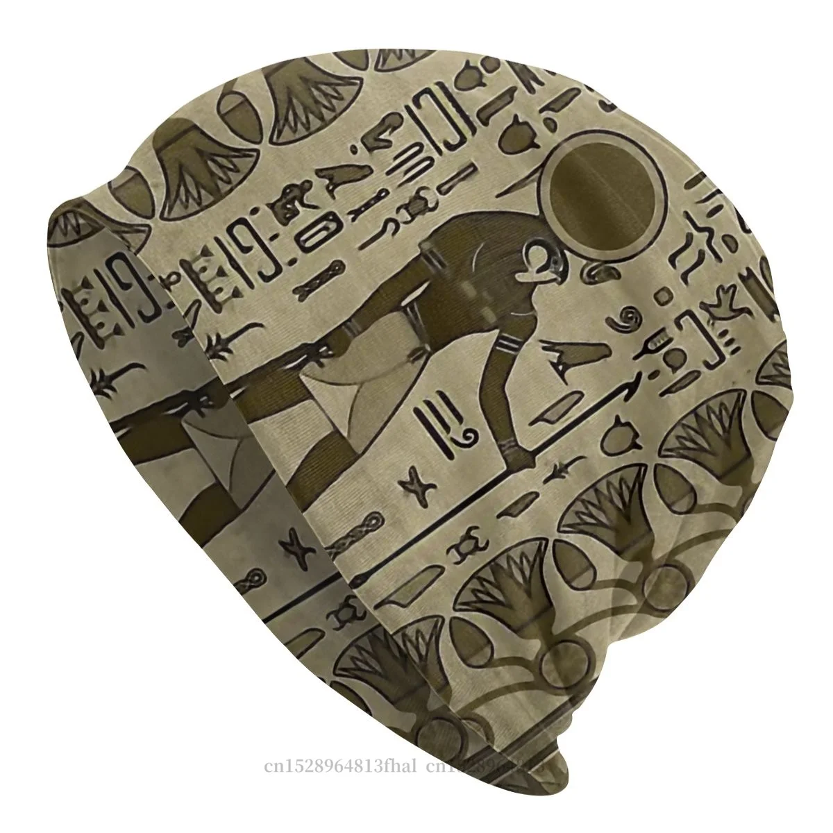 

Bonnet Hats Egyptian Mythology Men Women's Skullies Beanies Hat Re-Horakhty Ra-Horakht Ornament Winter Warm Cap Design Caps